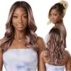 Outre Airtied 100% Fully Hand-Tied Human Hair Blend HD Lace Wig - Natural Wave 20"