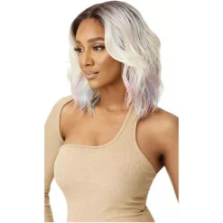 Outre Color Bomb Synthetic HD Lace Front Wig - Marina 24 Outre Color Bomb Synthetic HD Lace Front Wig - Marina -Beauty Exchanges outre color bomb synthetic hd lace front wig marina 479289
