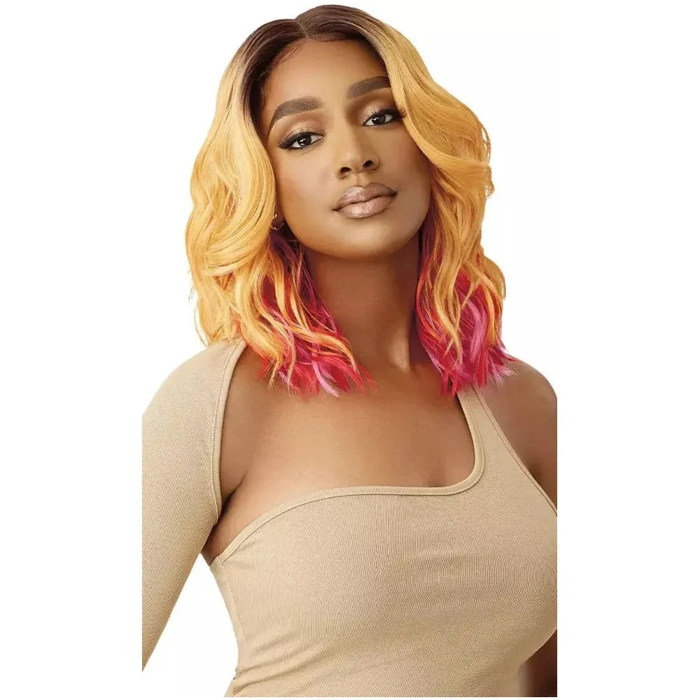 Outre Color Bomb Synthetic HD Lace Front Wig - Marina 8 Outre Color Bomb Synthetic HD Lace Front Wig - Marina - Image 6