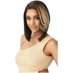 Outre Color Bomb Synthetic HD Lace Front Wig - Savina -Beauty Exchanges outre color bomb synthetic hd lace front wig savina 930529