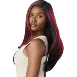 Outre Color Bomb Synthetic Lace Front Wig - Celina -Beauty Exchanges outre color bomb synthetic lace front wig celina 289491