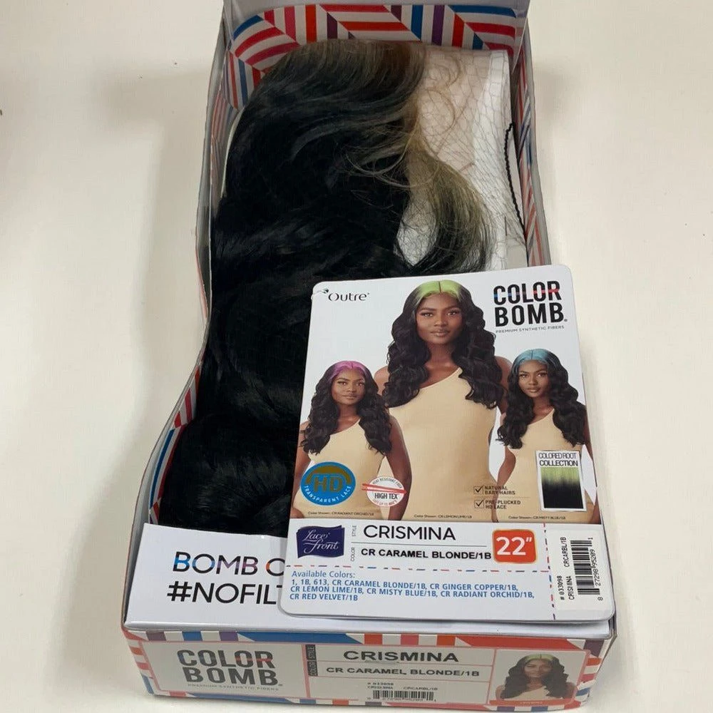 Outre Colorbomb Synthetic HD Lace Front Wig - Crismina 11 Outre Colorbomb Synthetic HD Lace Front Wig - Crismina - Image 9