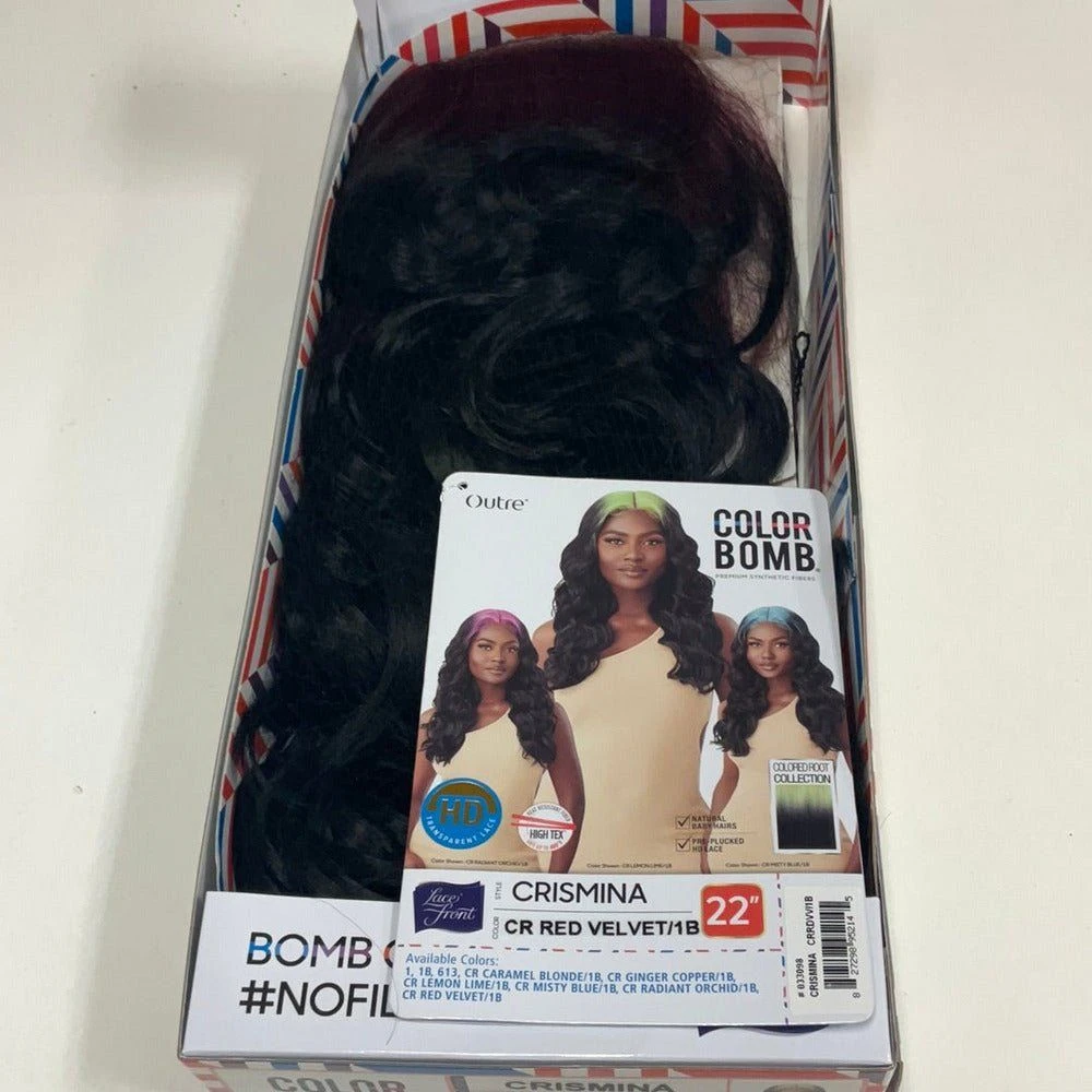 Outre Colorbomb Synthetic HD Lace Front Wig - Crismina 18 Outre Colorbomb Synthetic HD Lace Front Wig - Crismina - Image 16