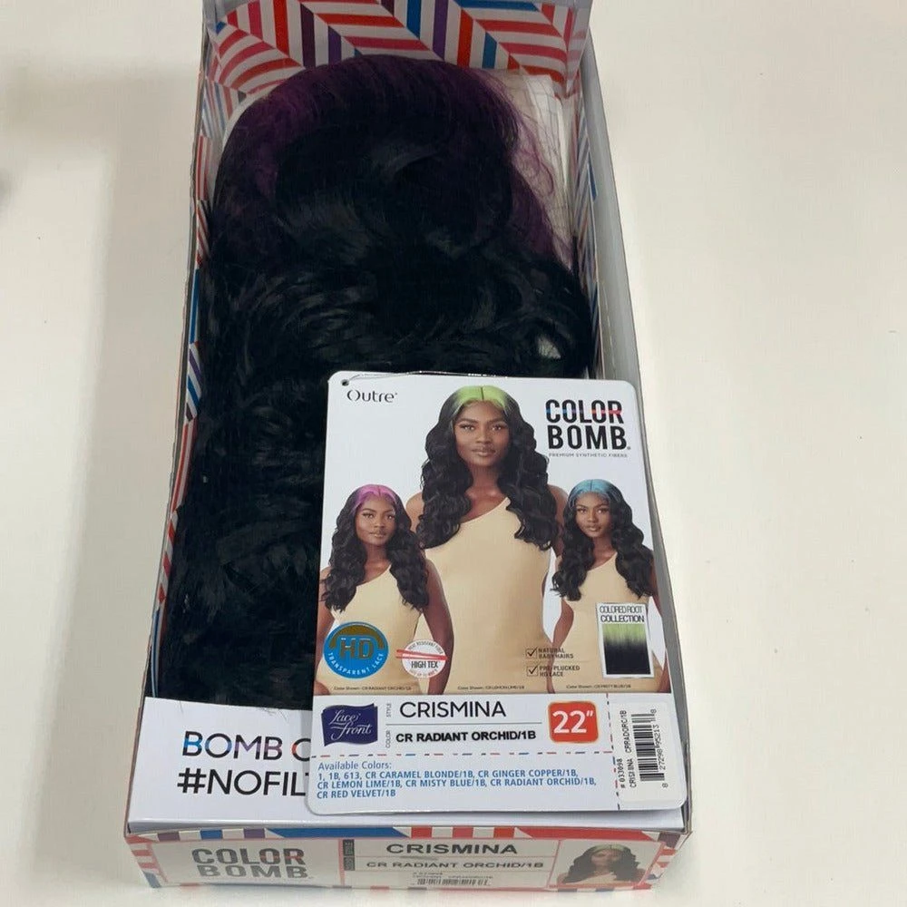 Outre Colorbomb Synthetic HD Lace Front Wig - Crismina 16 Outre Colorbomb Synthetic HD Lace Front Wig - Crismina - Image 14