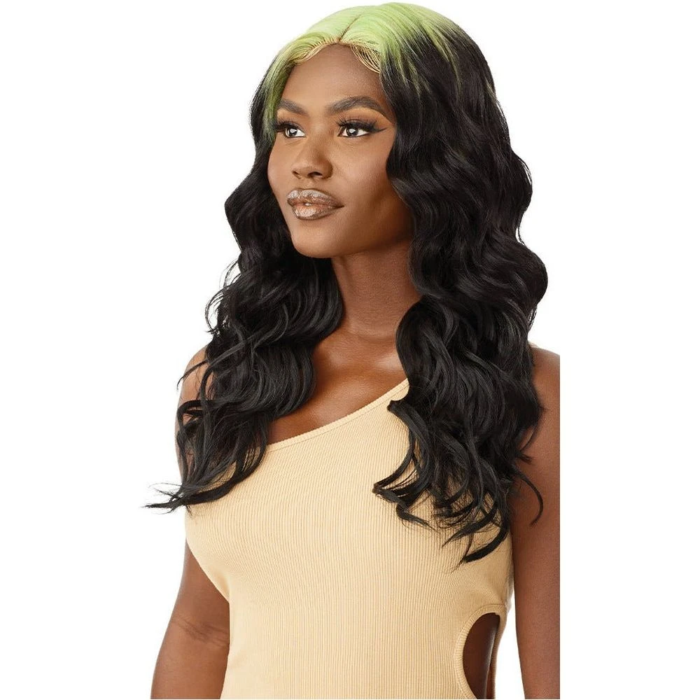 Outre Colorbomb Synthetic HD Lace Front Wig - Crismina 4 Outre Colorbomb Synthetic HD Lace Front Wig - Crismina - Image 2