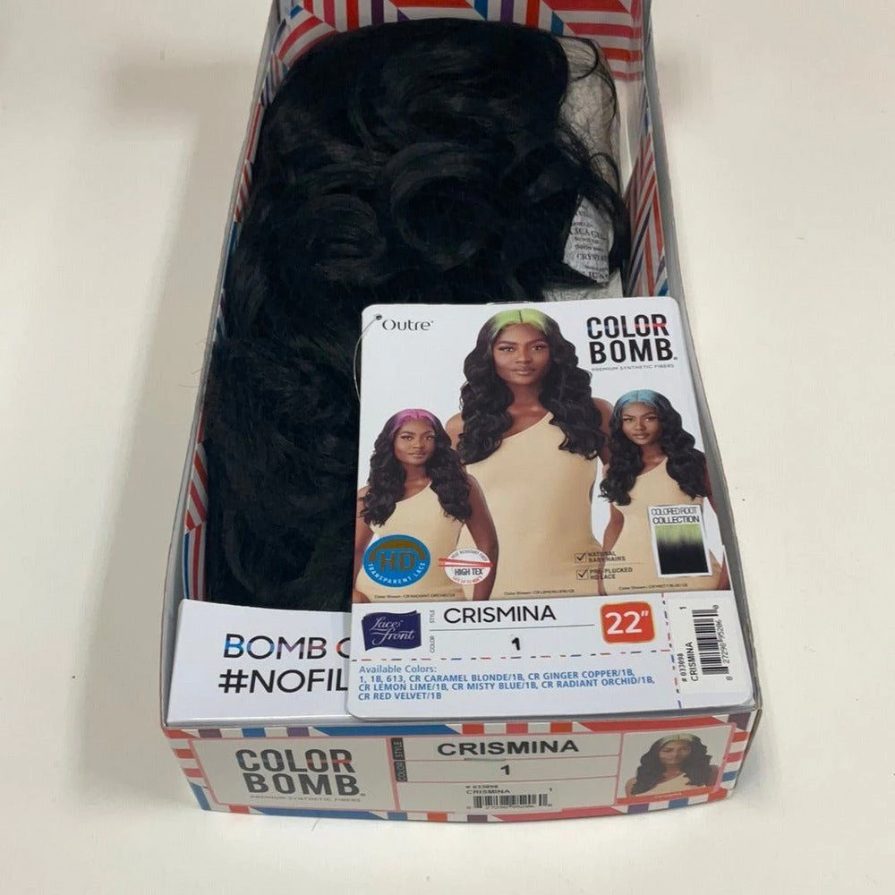 Outre Colorbomb Synthetic HD Lace Front Wig - Crismina 14 Outre Colorbomb Synthetic HD Lace Front Wig - Crismina - Image 12