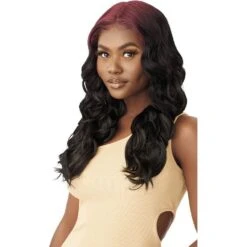 Outre Colorbomb Synthetic HD Lace Front Wig - Crismina 21 Outre Colorbomb Synthetic HD Lace Front Wig - Crismina -Beauty Exchanges outre colorbob synthetic hd lace front wig crismina 724009