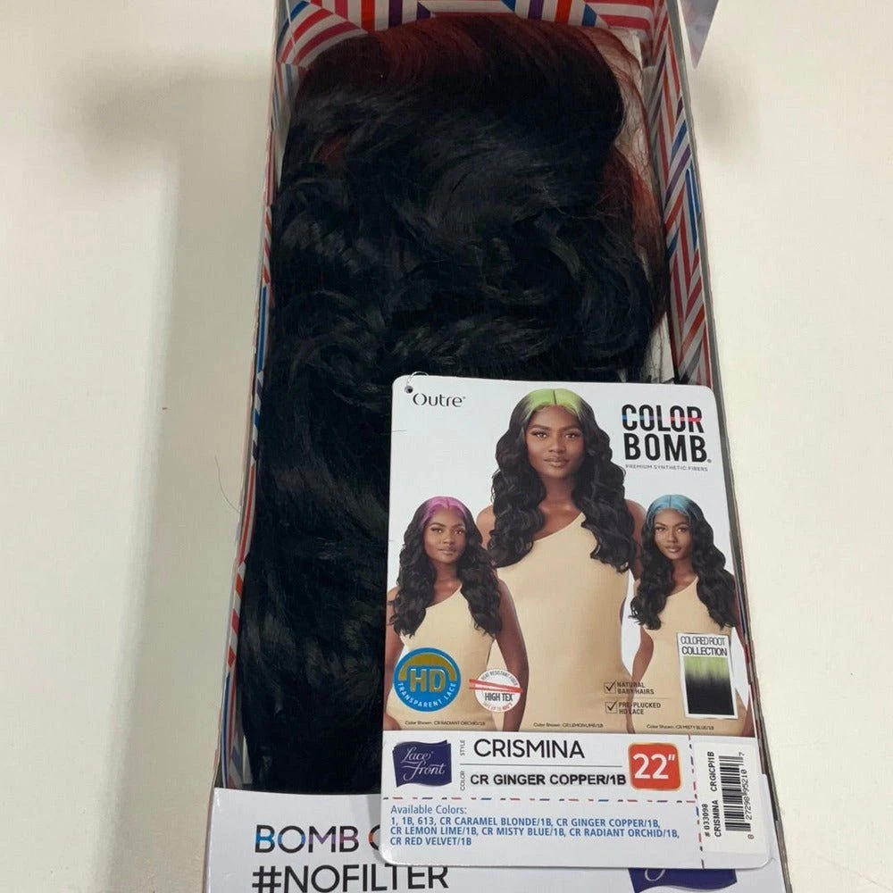Outre Colorbomb Synthetic HD Lace Front Wig - Crismina 15 Outre Colorbomb Synthetic HD Lace Front Wig - Crismina - Image 13