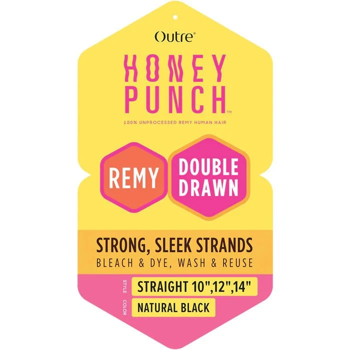 Outre Honey Punch 100% Unprocessed Remy Human Hair - Straight Multi 4 Outre Honey Punch 100% Unprocessed Remy Human Hair - Straight Multi - Image 2
