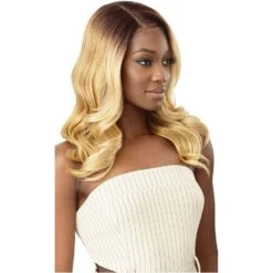 Outre Lace Front Deluxe HD Synthetic Lace Front Wig - Ryella -Beauty Exchanges outre lace front deluxe hd synthetic lace front wig ryella 284268