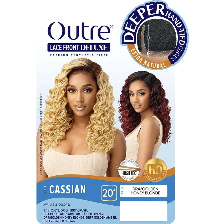 Outre Lace Front Deluxe Synthetic HD Lace Front Wig - Cassian 7 Outre Lace Front Deluxe Synthetic HD Lace Front Wig - Cassian - Image 5