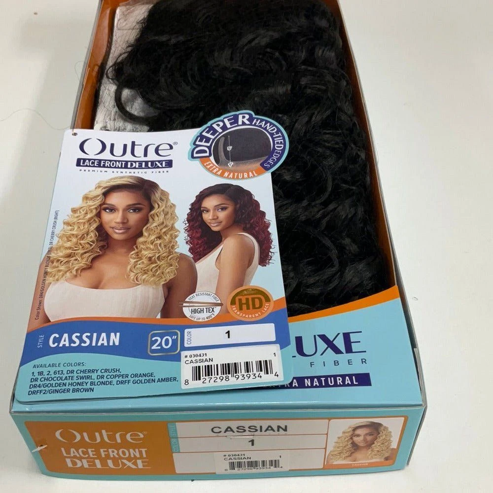 Outre Lace Front Deluxe Synthetic HD Lace Front Wig - Cassian 16 Outre Lace Front Deluxe Synthetic HD Lace Front Wig - Cassian - Image 14