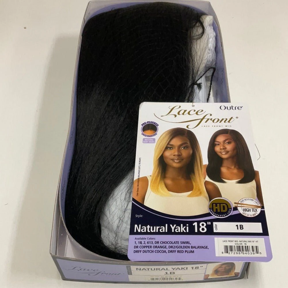 Outre Lace Front HD Synthetic Lace Front Wig - Natural Yaki 18" 12 Outre Lace Front HD Synthetic Lace Front Wig - Natural Yaki 18" - Image 10