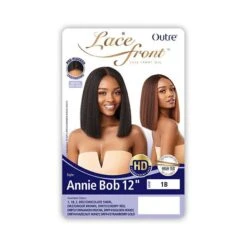 Outre Synthetic HD Lace Lace Front Wig - Annie Bob 12” 10 Outre Synthetic HD Lace Lace Front Wig - Annie Bob 12” -Beauty Exchanges outre lace front synthetic hd lace wig annie bob 12 sleek sharp stylish hd melt bob cut 204016