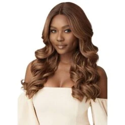 Outre Synthetic HD Lace Lace Front Wig - Haseena 24” 9 Outre Synthetic HD Lace Lace Front Wig - Haseena 24” -Beauty Exchanges outre lace front synthetic hd lace wig haseena body waves natural part hd melt 24 258092