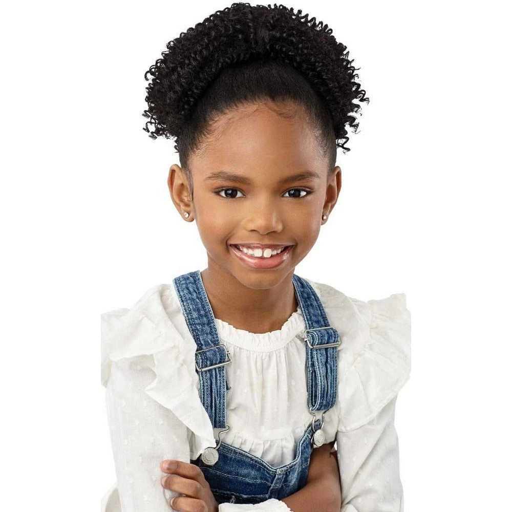 Outre Lil Looks Synthetic Drawstring Ponytail - Springy Coils 8" 3 Outre Lil Looks Synthetic Drawstring Ponytail - Springy Coils 8"