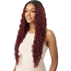 Outre Lace Front Deluxe HD Synthetic Lace Front Wig - Marcella -Beauty Exchanges outre melted hairline hd synthetic lace front wig marcella 128690