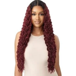 Outre Lace Front Deluxe HD Synthetic Lace Front Wig - Marcella -Beauty Exchanges outre melted hairline hd synthetic lace front wig marcella 631270