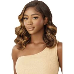 Outre Melted Hairline HD Synthetic Lace Front Wig - Pascale -Beauty Exchanges outre melted hairline hd synthetic lace front wig pascale 108969