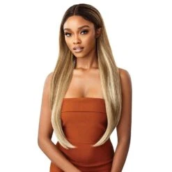 Outre Melted Hairline Synthetic Lace Front Wig - Eliana 20” -Beauty Exchanges outre melted hairline lace front wig eliana feathered layers flawless hd melt 20 897240