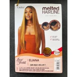 Outre Melted Hairline Synthetic Lace Front Wig - Eliana 20” -Beauty Exchanges outre melted hairline lace front wig eliana feathered layers flawless hd melt 20 966701