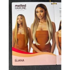 Outre Melted Hairline Synthetic Lace Front Wig - Eliana 20” -Beauty Exchanges outre melted hairline lace front wig eliana feathered layers flawless hd melt 20 983894