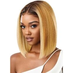 Outre Melted Hairline Lace Front Wig - Isabella -Beauty Exchanges outre melted hairline lace front wig isabella sleek layers natural melt 20 700427