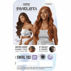 Outre Melted Hairline Lace Front Wig – Swirlista 102 -Beauty Exchanges outre melted hairline lace front wig swirlista 102 990350
