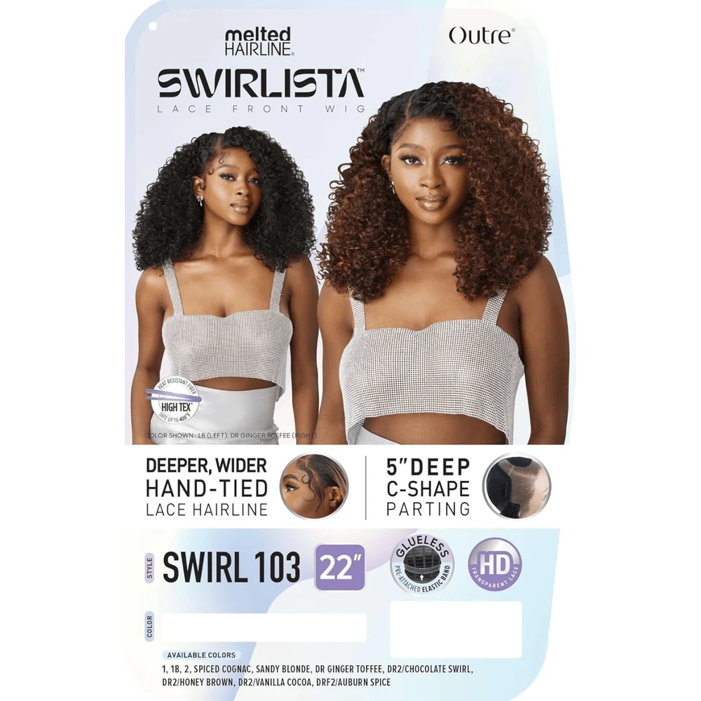 Outre Melted Hairline Lace Front Wig – Swirlista 103 9 Outre Melted Hairline Lace Front Wig – Swirlista 103 - Image 7