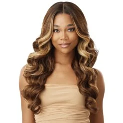 Outre Melted Hairline Synthetic HD Lace Front Wig - Ivara -Beauty Exchanges outre melted hairline synthetic hd lace front wig ivara 176237