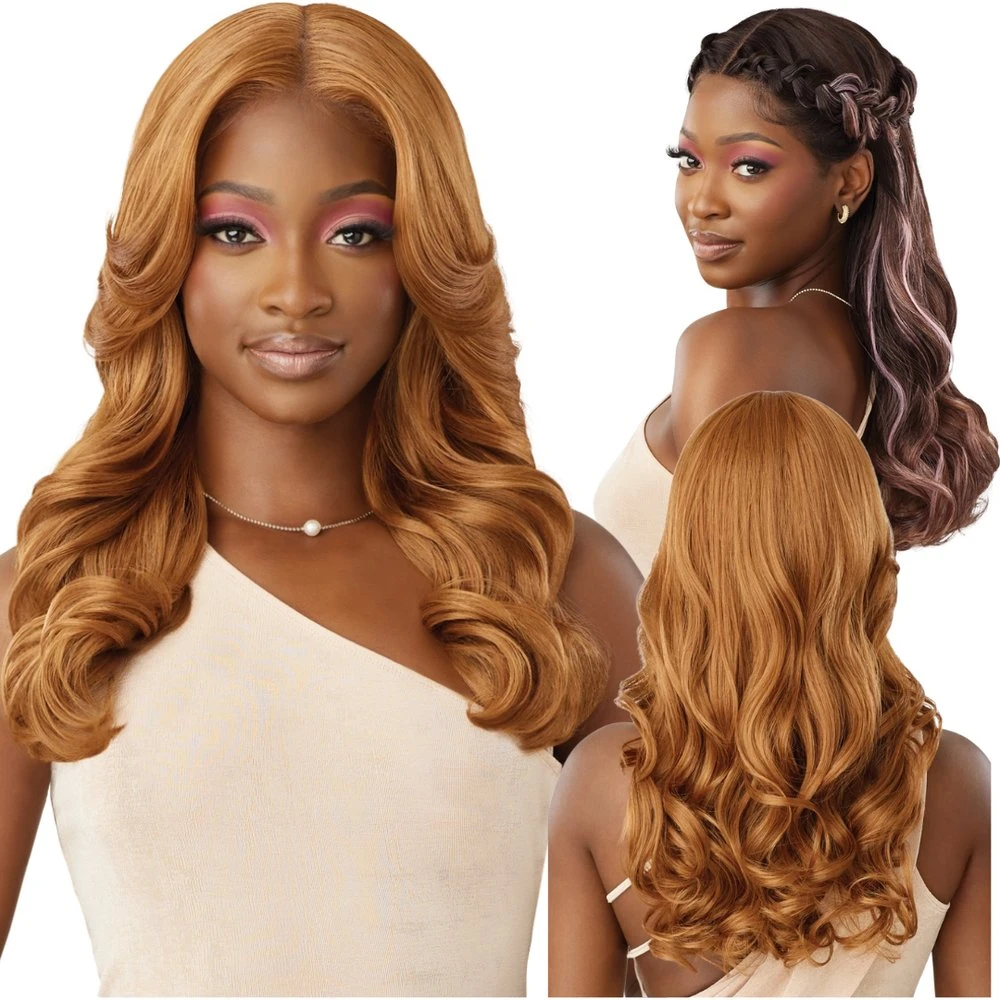 Outre Melted Hairline Synthetic HD Lace Front Wig - Madelyn 3 Outre Melted Hairline Synthetic HD Lace Front Wig - Madelyn