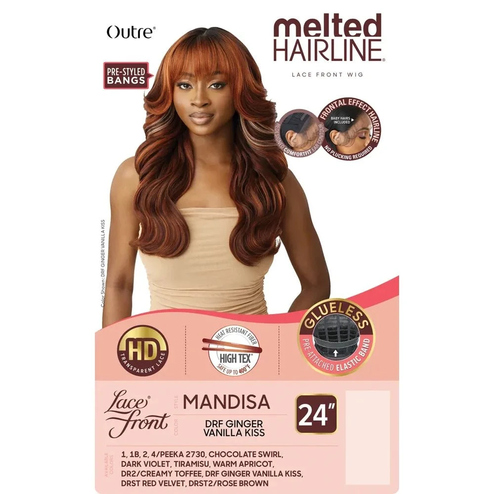 Outre Melted Hairline Synthetic HD Lace Front Wig - Mandisa 9 Outre Melted Hairline Synthetic HD Lace Front Wig - Mandisa - Image 7