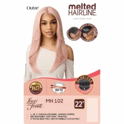 Outre Melted Hairline Synthetic HD Lace Front Wig - MH 102 -Beauty Exchanges outre melted hairline synthetic hd lace front wig mh 102 980156