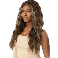 Outre Melted Hairline Synthetic HD Lace Front Wig - Shakira 9 Outre Melted Hairline Synthetic HD Lace Front Wig - Shakira -Beauty Exchanges outre melted hairline synthetic hd lace front wig shakira 325561