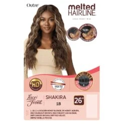 Outre Melted Hairline Synthetic HD Lace Front Wig - Shakira 13 Outre Melted Hairline Synthetic HD Lace Front Wig - Shakira -Beauty Exchanges outre melted hairline synthetic hd lace front wig shakira 970827