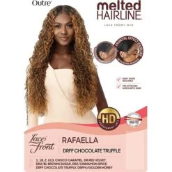 Outre Melted Hairline Synthetic HD Transparent Lace Front Wig - Rafaella -Beauty Exchanges outre melted hairline synthetic hd transparent lace front wig rafaella 733738