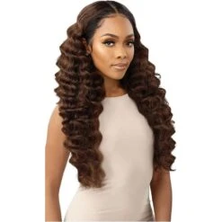 Outre Melted Hairline Synthetic Lace Front Wig - Briallen -Beauty Exchanges outre melted hairline synthetic lace front wig briallen 625087