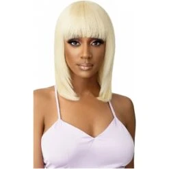 Outre MyTresses Purple Label 100% Human Hair Colorme Full Wig - HH-Blonde Bob 14"