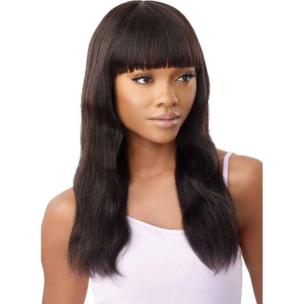 Outre MyTresses Purple Label 100% Human Hair Wet & Wavy Full Wig - Natural Curly 20" 5 Outre MyTresses Purple Label 100% Human Hair Wet & Wavy Full Wig - Natural Curly 20" - Image 3
