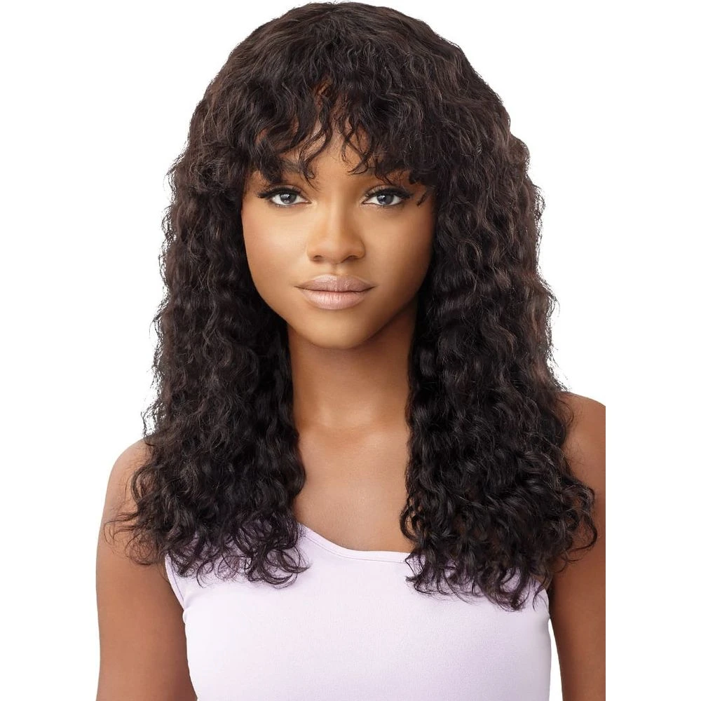 Outre MyTresses Purple Label 100% Human Hair Wet & Wavy Full Wig - Natural Curly 20" 3 Outre MyTresses Purple Label 100% Human Hair Wet & Wavy Full Wig - Natural Curly 20"