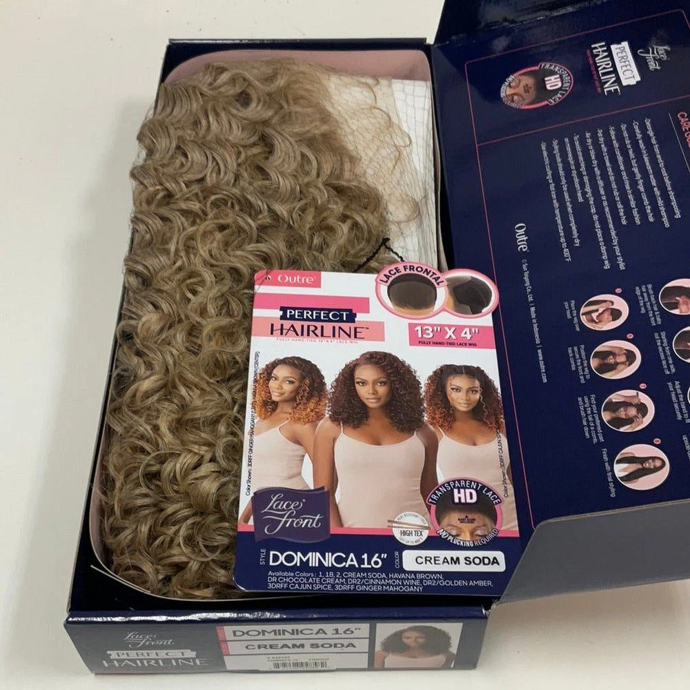 Outre Perfect Hairline 13x4 HD Synthetic Lace Front Wig - Dominica 16" 13 Outre Perfect Hairline 13x4 HD Synthetic Lace Front Wig - Dominica 16" - Image 11
