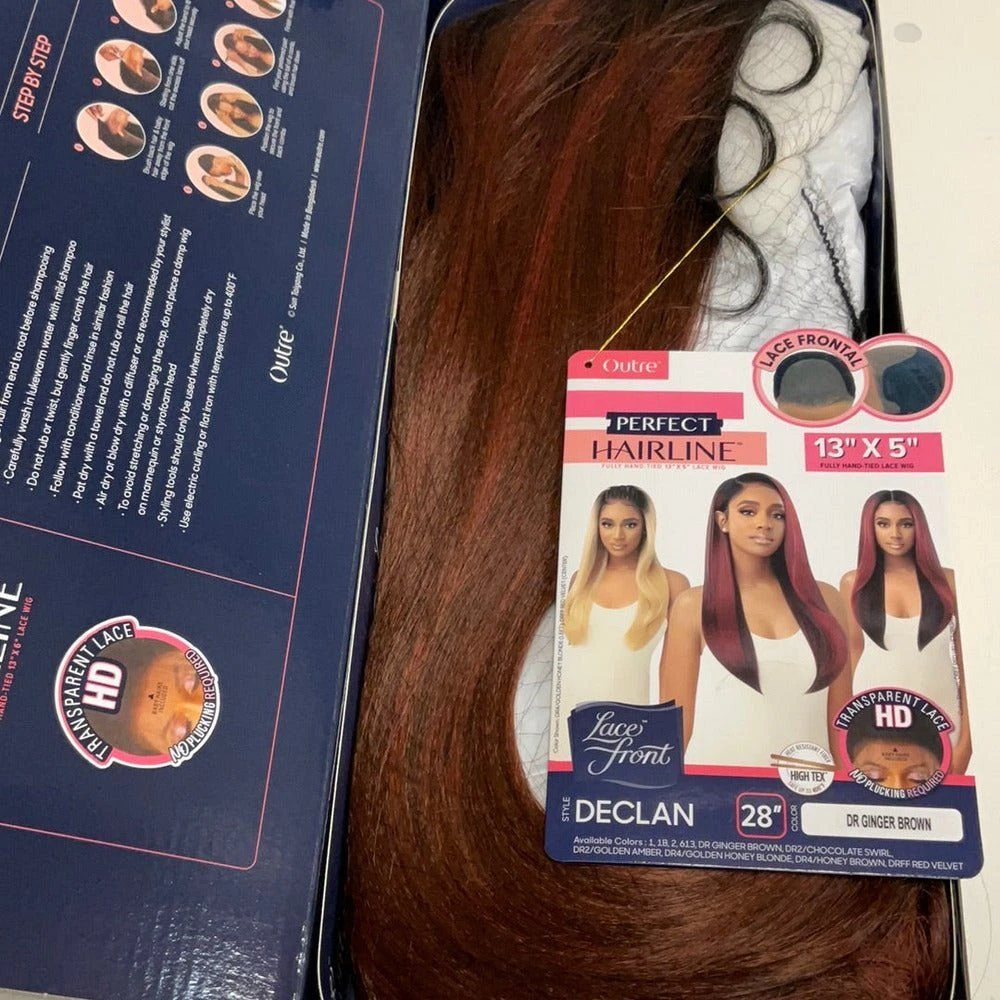 Outre Perfect Hairline 13x4 Synthetic Lace Front Wig - Declan 11 Outre Perfect Hairline 13x4 Synthetic Lace Front Wig - Declan - Image 9