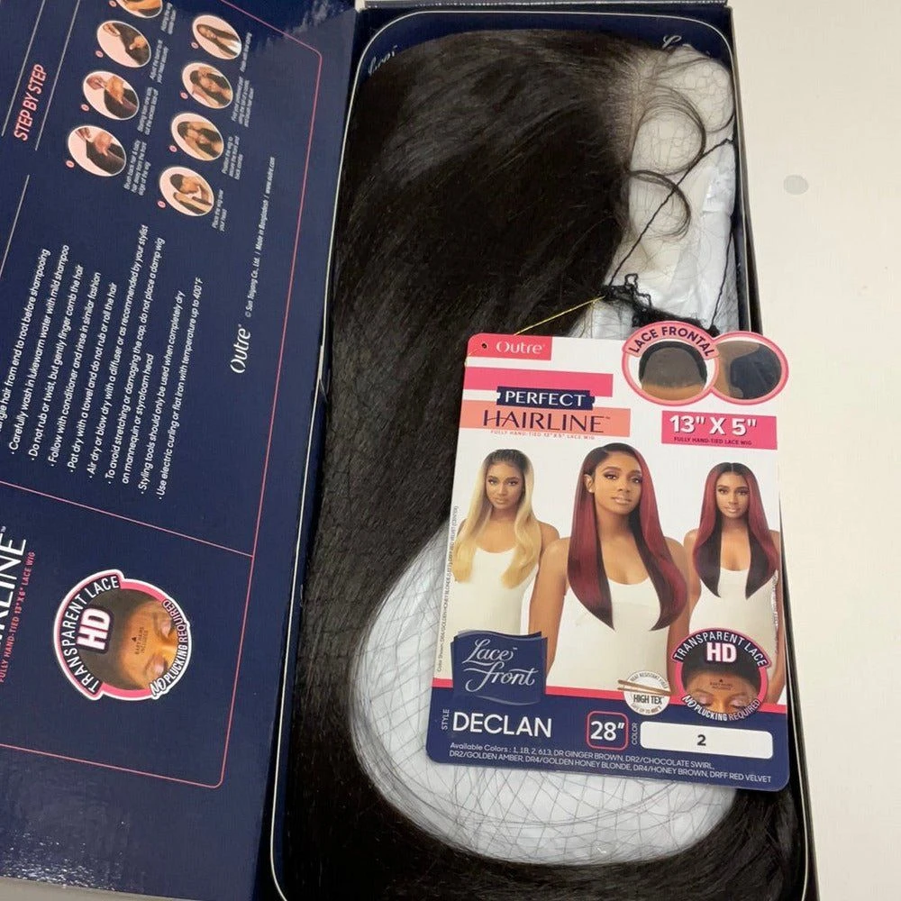 Outre Perfect Hairline 13x4 Synthetic Lace Front Wig - Declan 10 Outre Perfect Hairline 13x4 Synthetic Lace Front Wig - Declan - Image 8