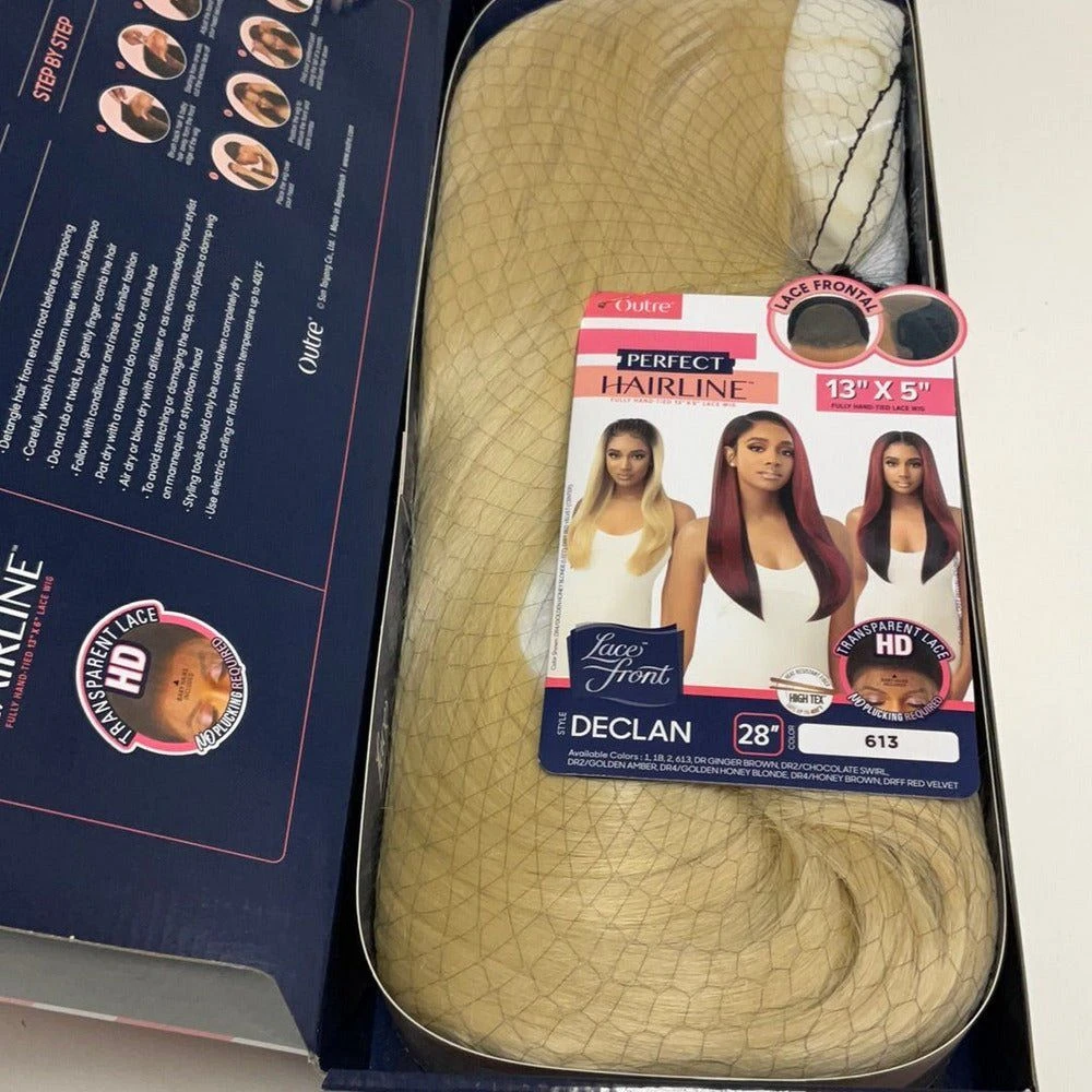 Outre Perfect Hairline 13x4 Synthetic Lace Front Wig - Declan 9 Outre Perfect Hairline 13x4 Synthetic Lace Front Wig - Declan - Image 7