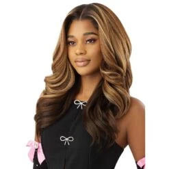 Outre Perfect Hairline Synthetic Wig - Peak 704 12 Outre Perfect Hairline Synthetic Wig - Peak 704 -Beauty Exchanges outre perfect hairline peak 704 sleek layers natural hd lace 14 214632