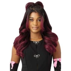 Outre Perfect Hairline Synthetic Wig - Peak 704 11 Outre Perfect Hairline Synthetic Wig - Peak 704 -Beauty Exchanges outre perfect hairline peak 704 sleek layers natural hd lace 14 848864