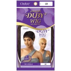 Outre Premium Duby Human Hair Wig - HH Asula -Beauty Exchanges outre premium duby wig hh asula 100 human hair pre bumped pixie cut 329860