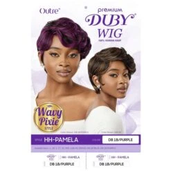 Outre Premium Duby Human Hair Wig - HH Pamela 10 Outre Premium Duby Human Hair Wig - HH Pamela -Beauty Exchanges outre premium duby wig hh pamela 100 human hair full wig sleek style 405062