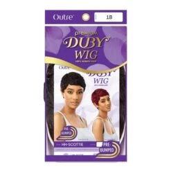 Outre Premium Duby Human Hair Wig - HH Scottie -Beauty Exchanges outre premium duby wig hh scottie 100 human hair pre bumped pixie cut 137253