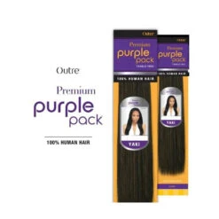 Outre Premium Purple Pack Yaki 100% Human Hair – 18" -Beauty Exchanges outre premium purple pack yaki human hair 20 100 human hair soft yaki texture long natural finish 900748 1